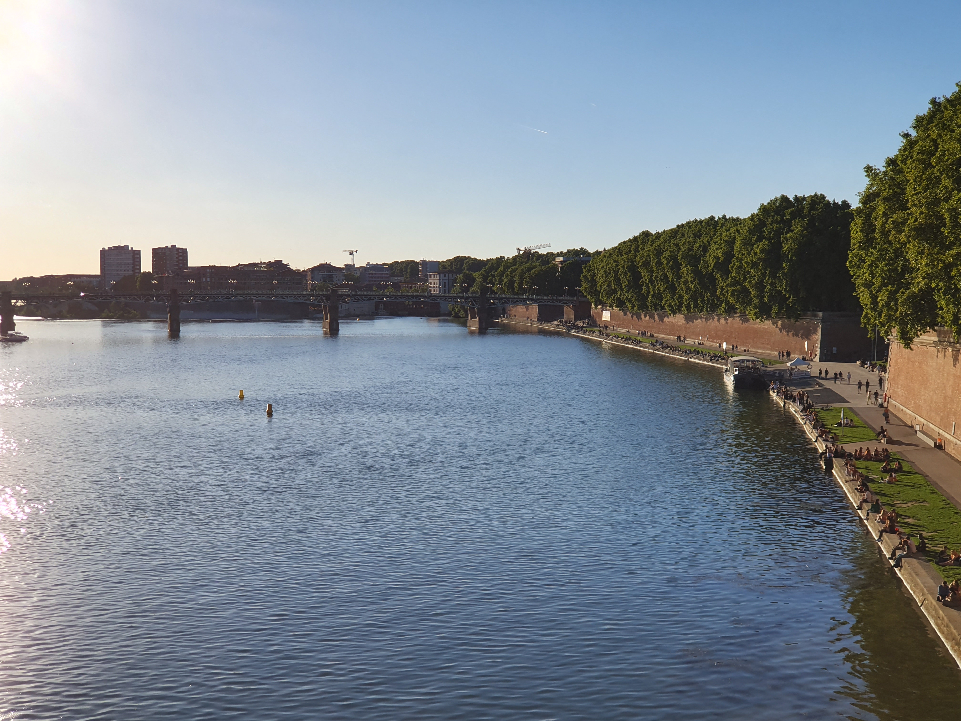 Vue de la Garonne depuis l'Hotel Dieu de Toulouse